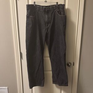 Men's Relaxed Fit Jeans in Charcoal Gray